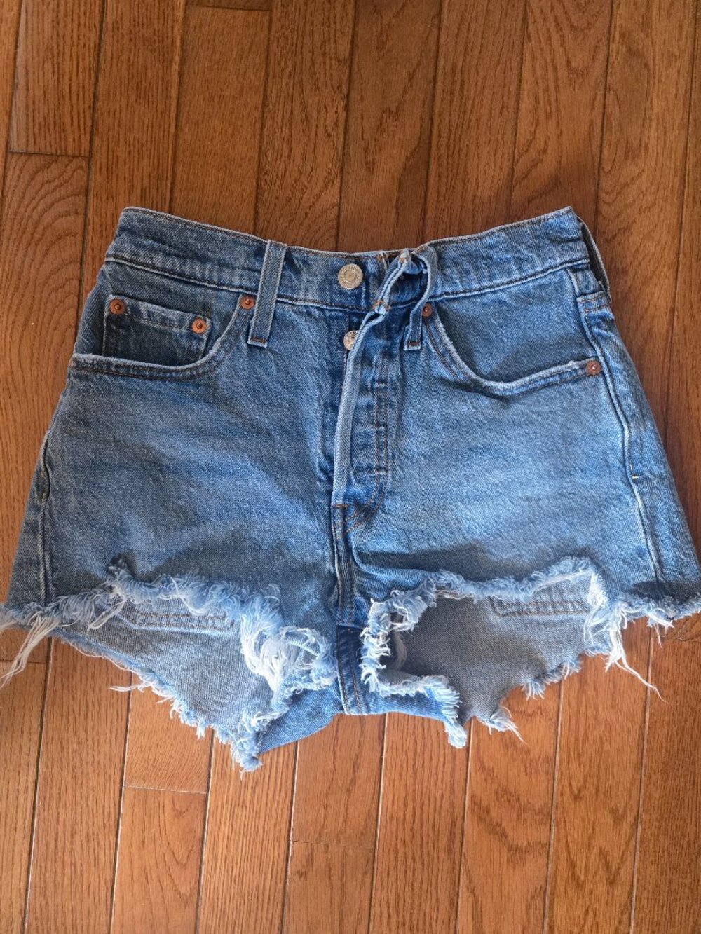 Levis denim shorts